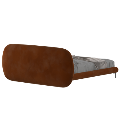 Bolzano Upholstered Bed with Curved Headboard