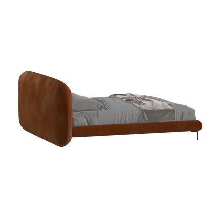 Bolzano Upholstered Bed with Curved Headboard