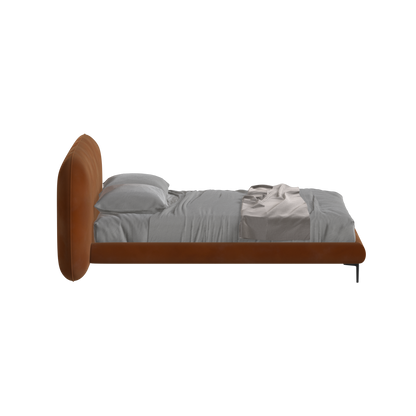 Bolzano Upholstered Bed with Curved Headboard