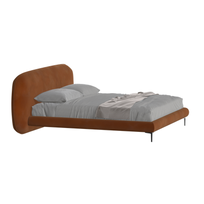 Bolzano Upholstered Bed with Curved Headboard