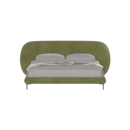 Bolzano Upholstered Bed with Curved Headboard