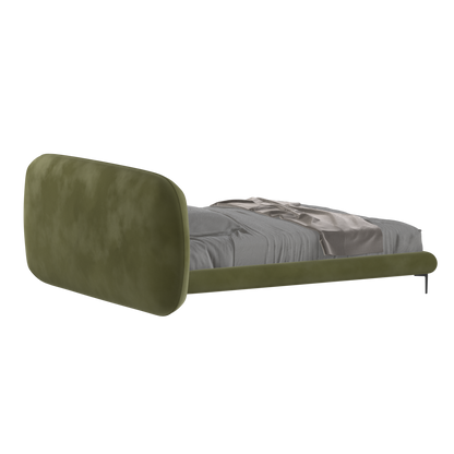 Bolzano Upholstered Bed with Curved Headboard