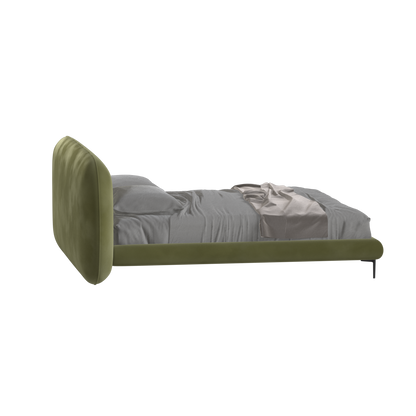 Bolzano Upholstered Bed with Curved Headboard