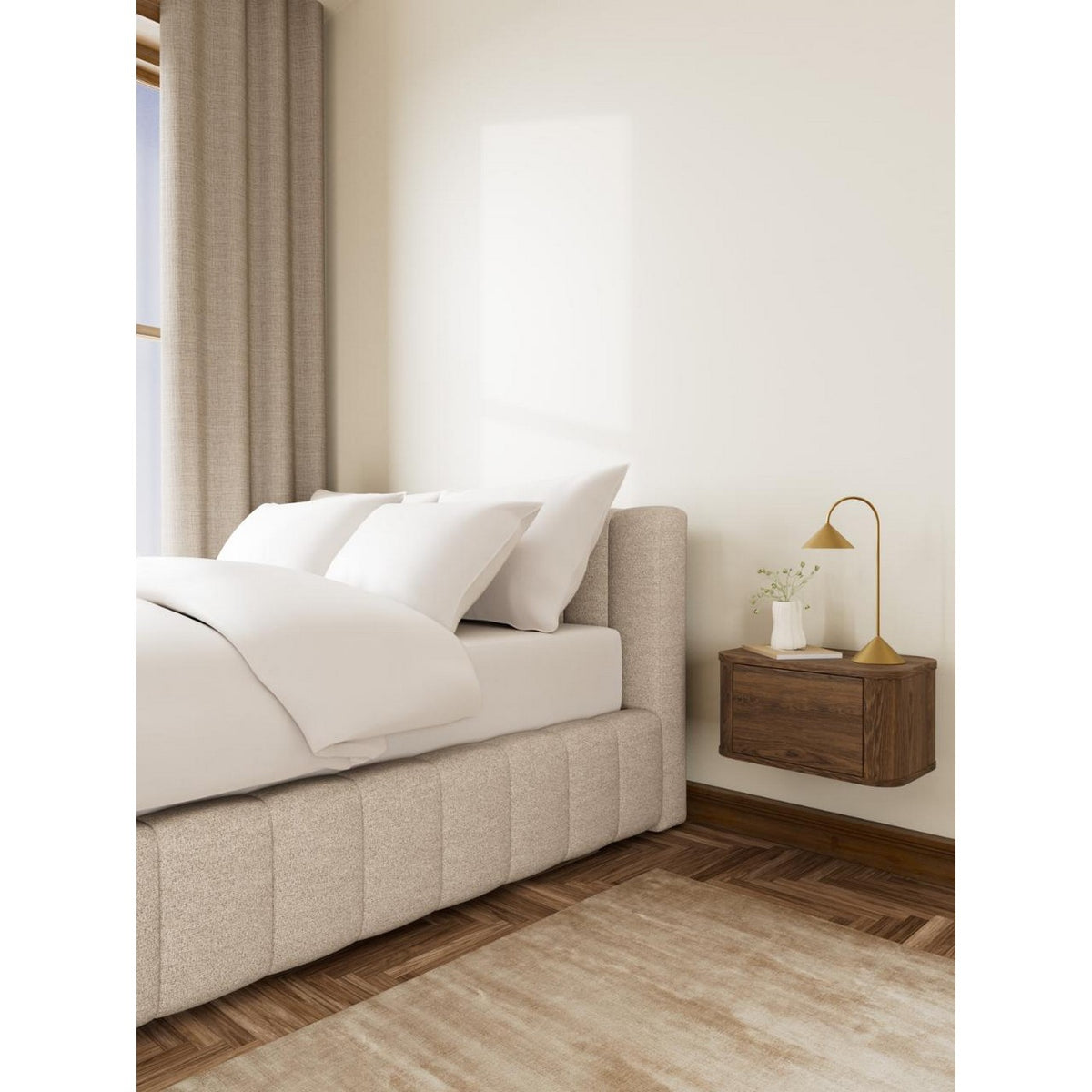 Bedside Table Atmore - Brown