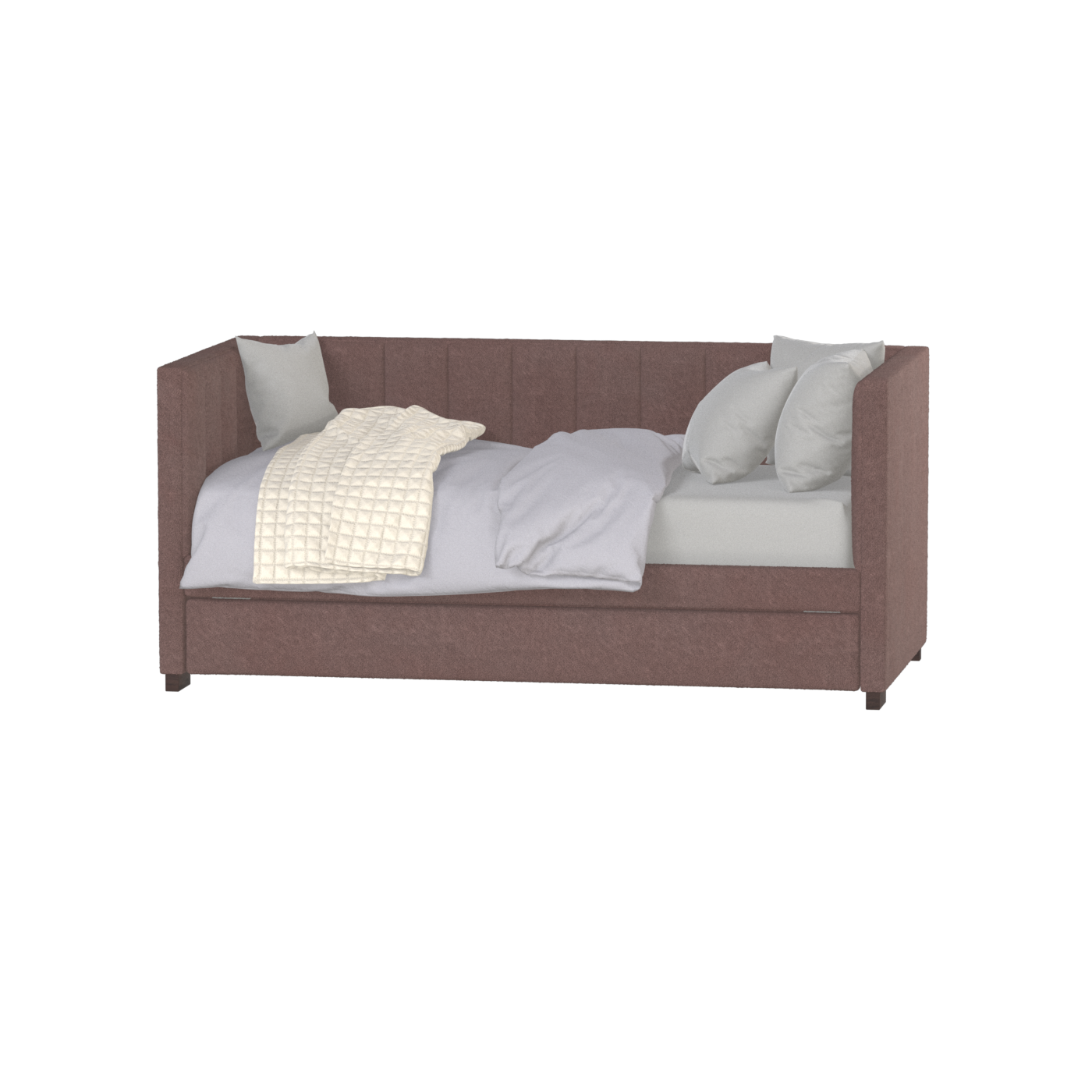 Capella Daybed with Sculpted Style and Built-In Versatility