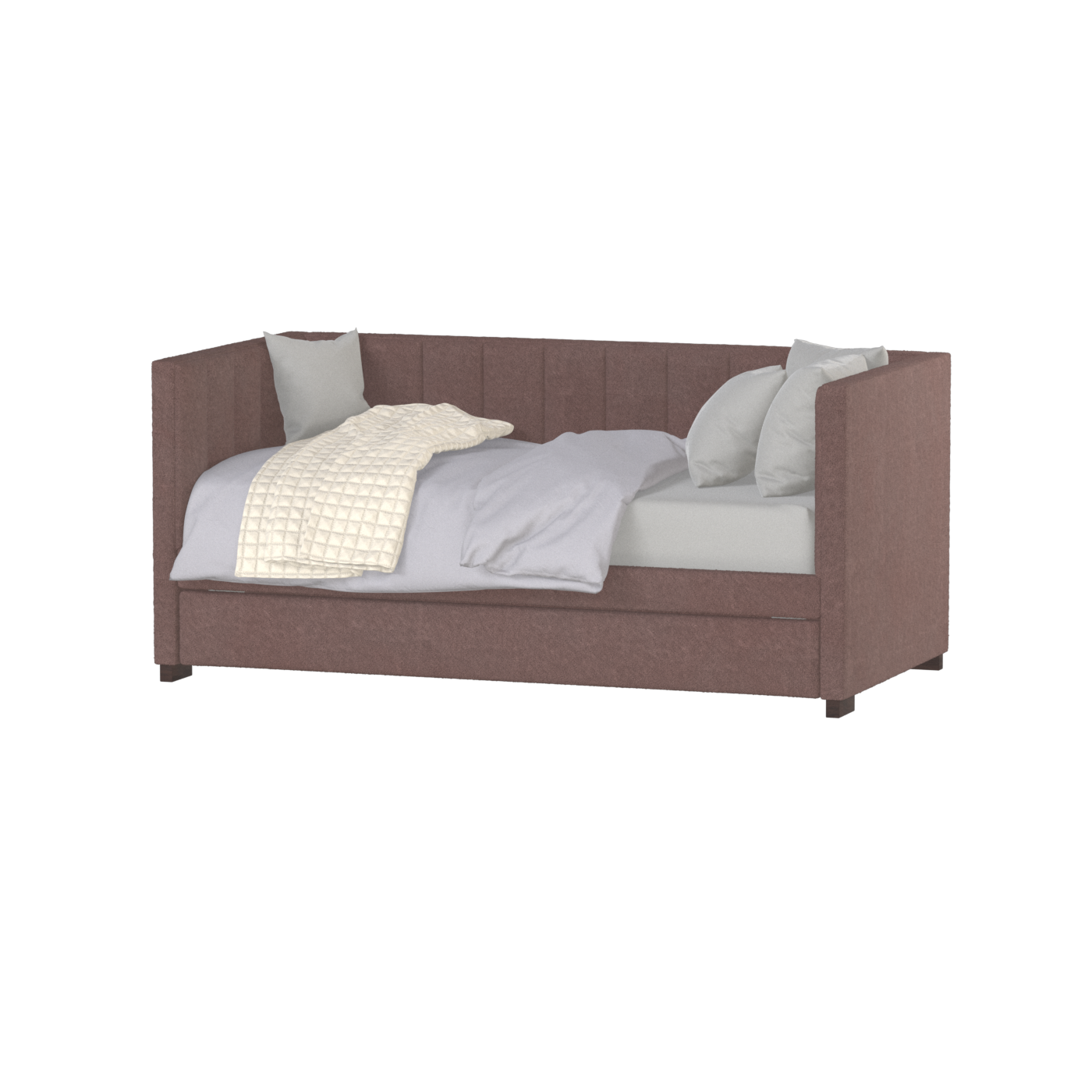 Capella Daybed with Sculpted Style and Built-In Versatility
