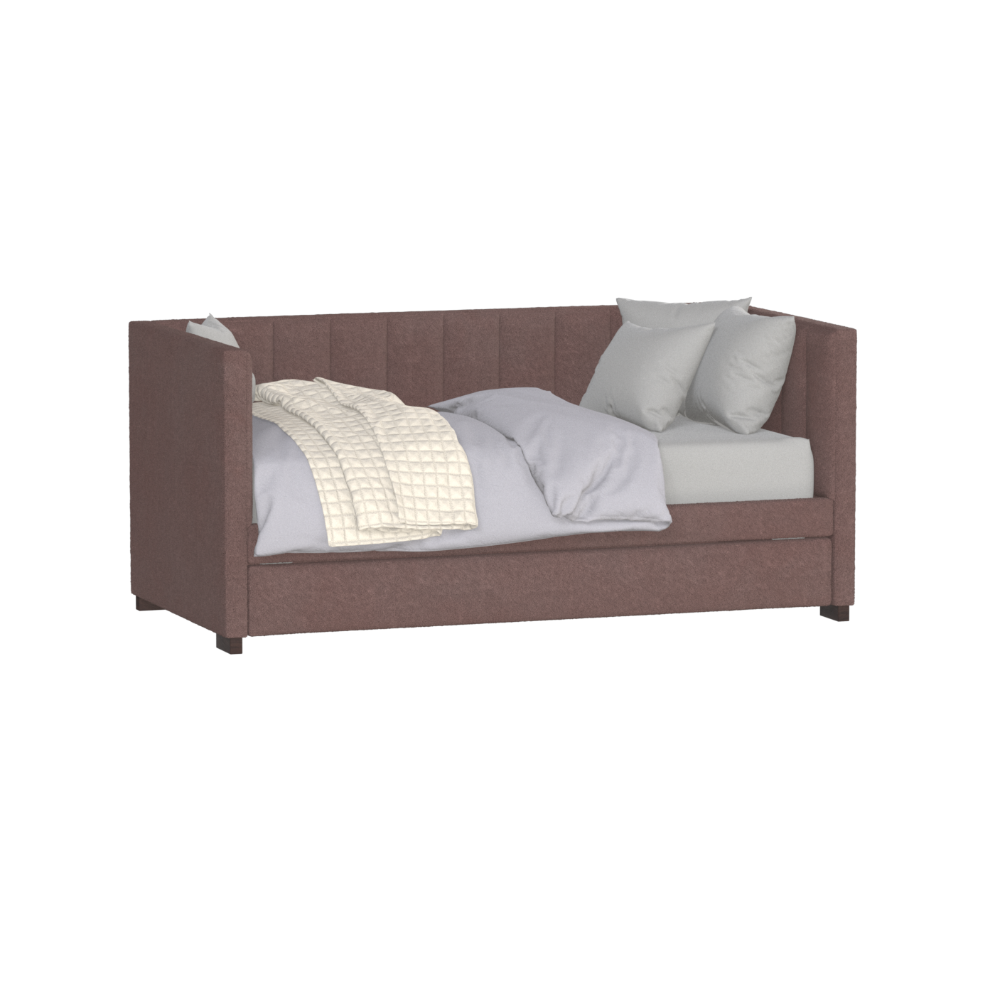 Capella Daybed with Sculpted Style and Built-In Versatility