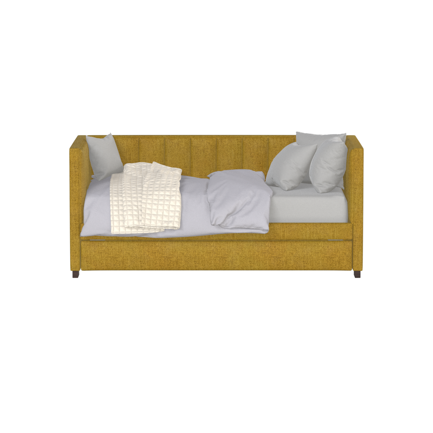 Capella Daybed with Sculpted Style and Built-In Versatility