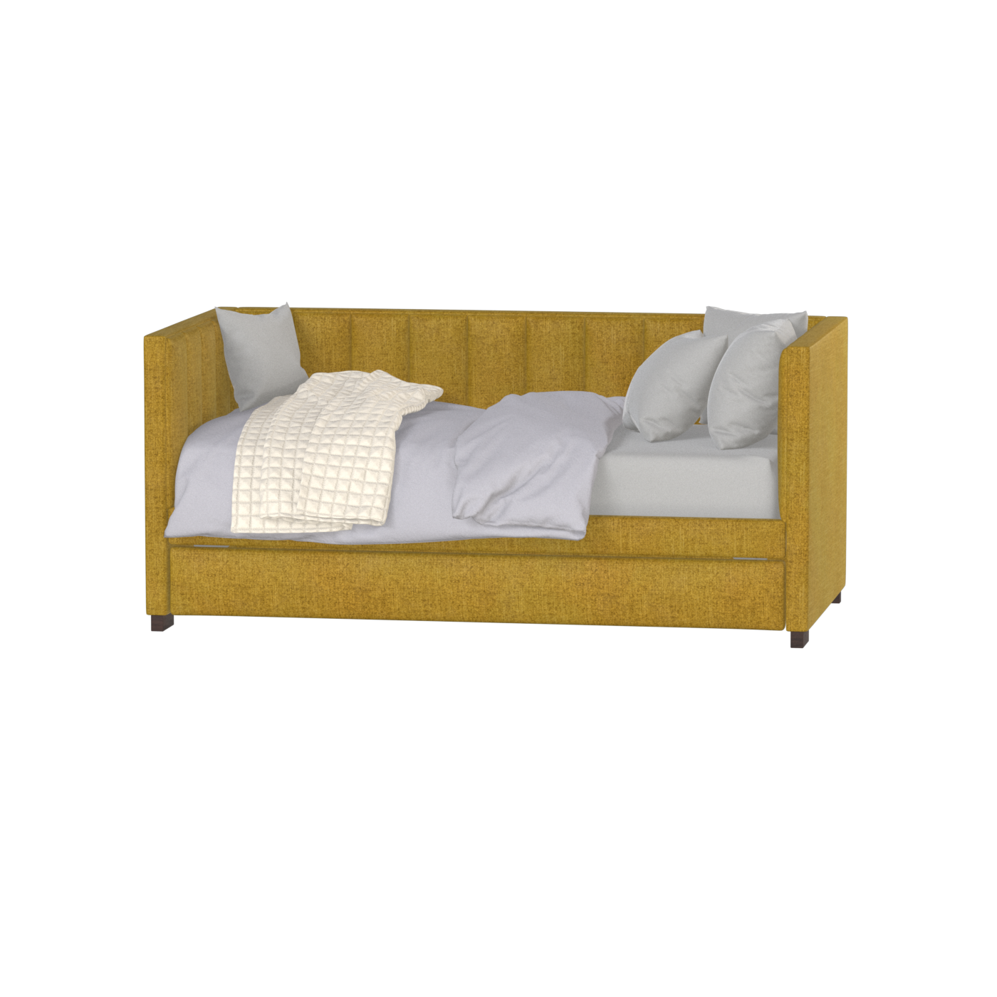 Capella Daybed with Sculpted Style and Built-In Versatility