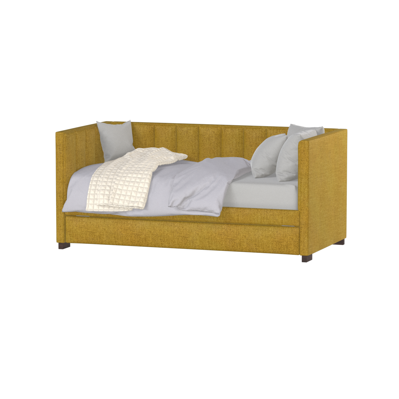 Capella Daybed with Sculpted Style and Built-In Versatility