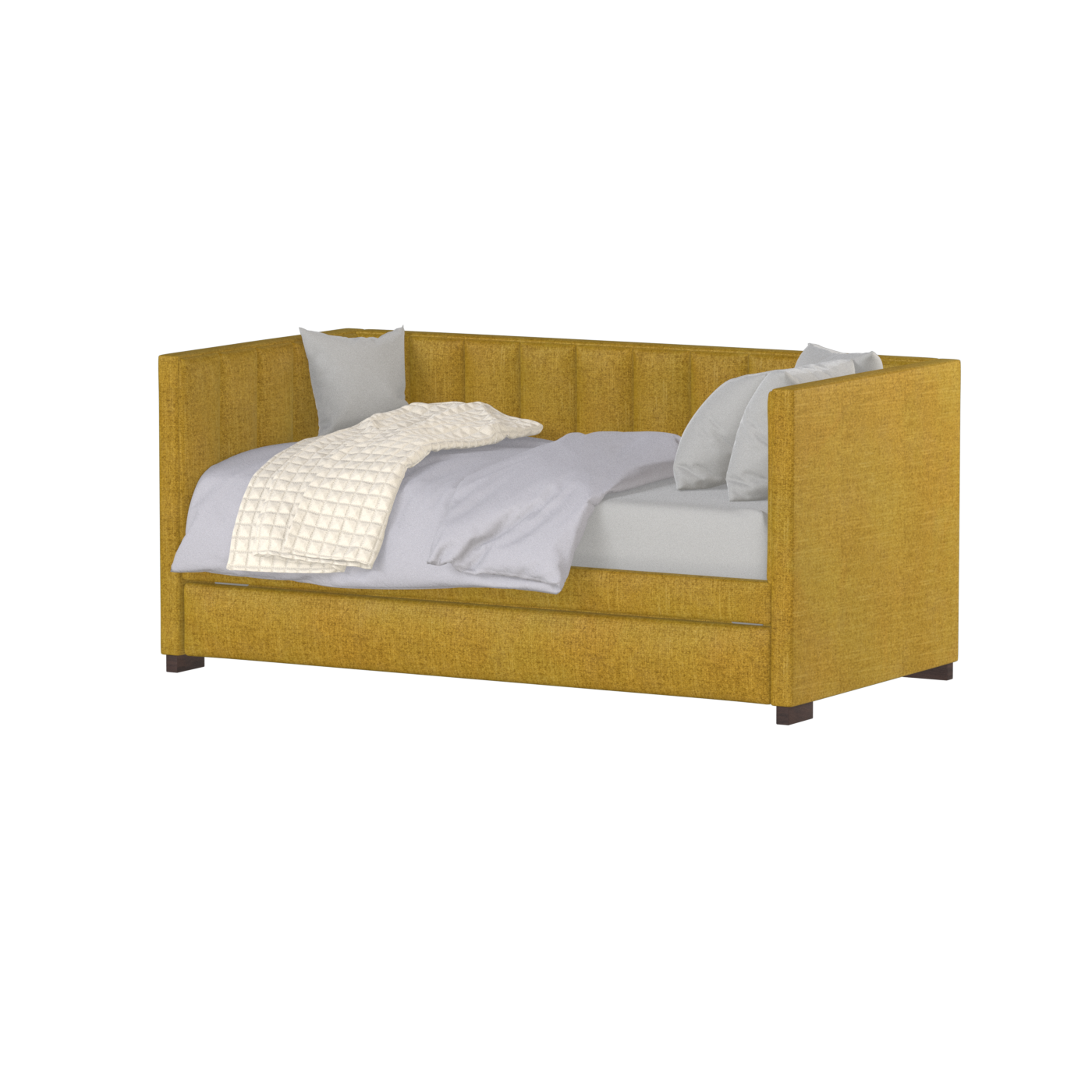 Capella Daybed with Sculpted Style and Built-In Versatility