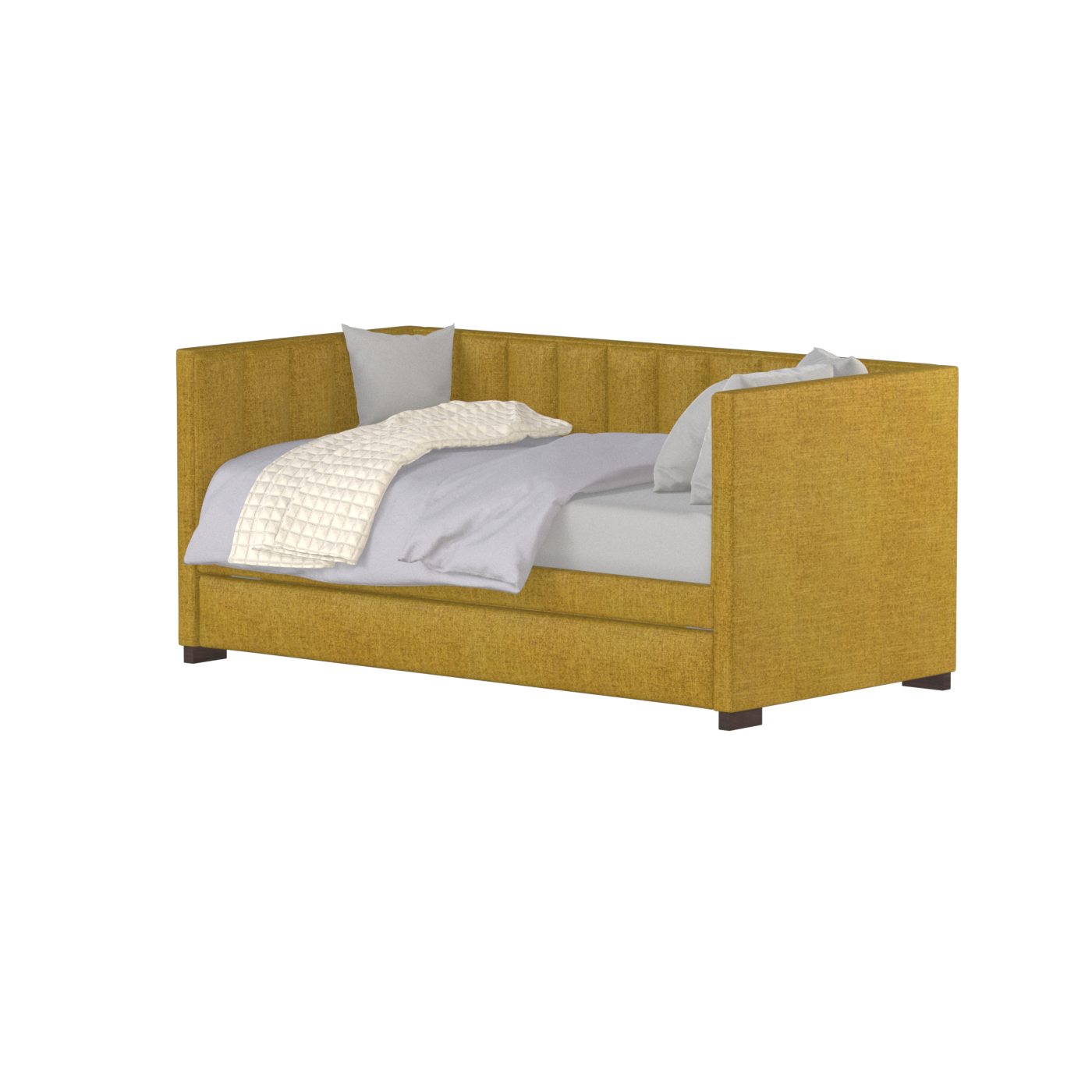 Capella Daybed with Sculpted Style and Built-In Versatility
