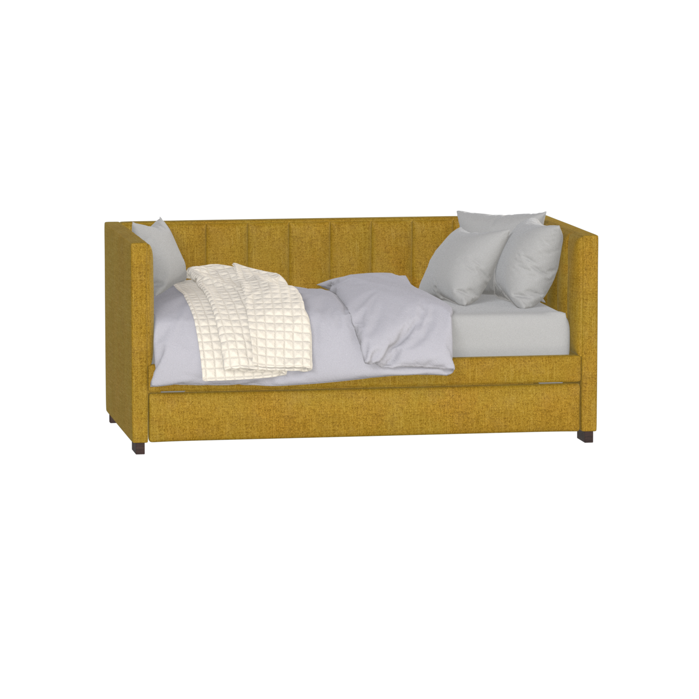 Capella Daybed with Sculpted Style and Built-In Versatility
