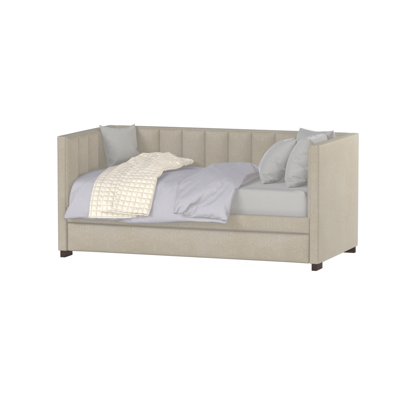 Capella Daybed with Sculpted Style and Built-In Versatility