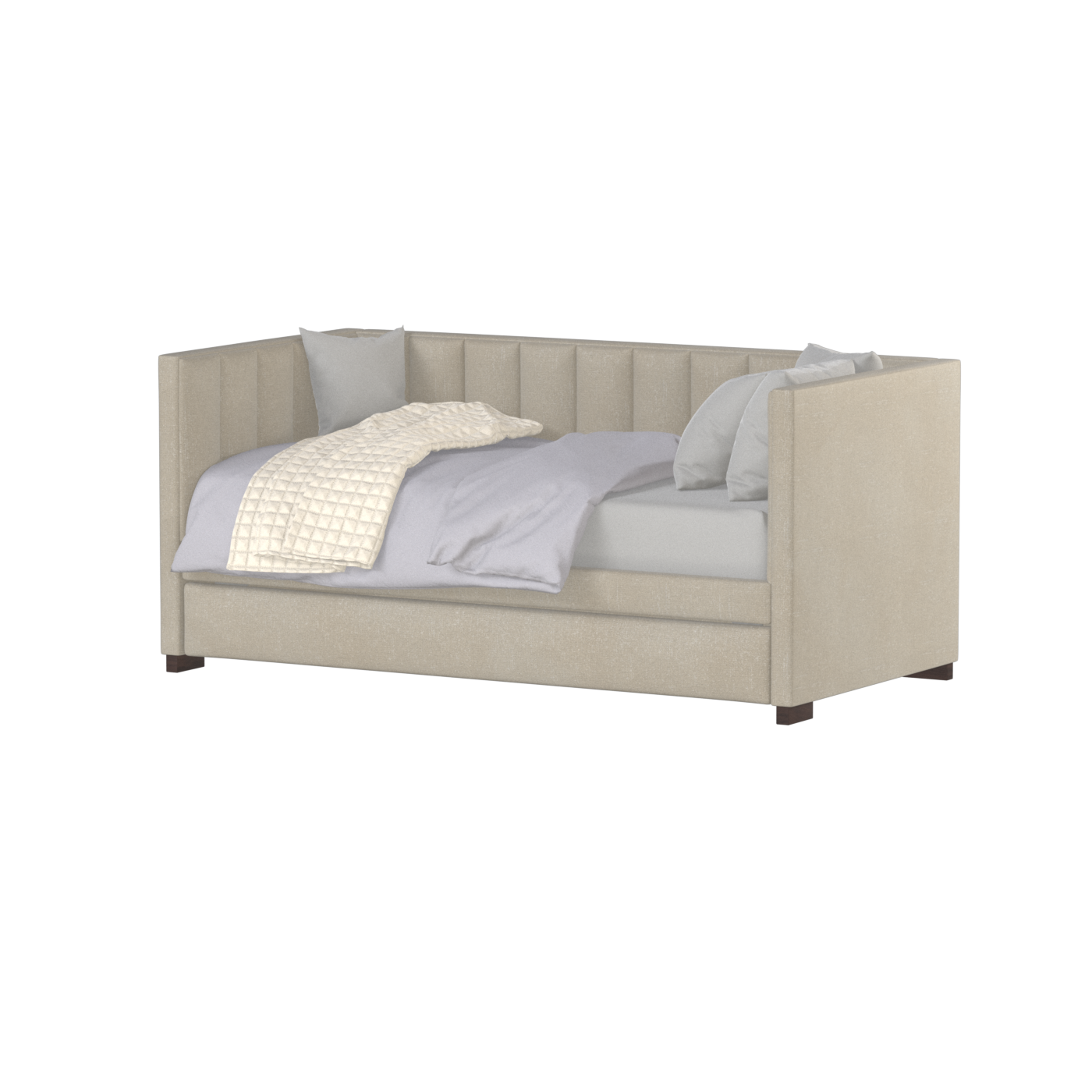 Capella Daybed with Sculpted Style and Built-In Versatility
