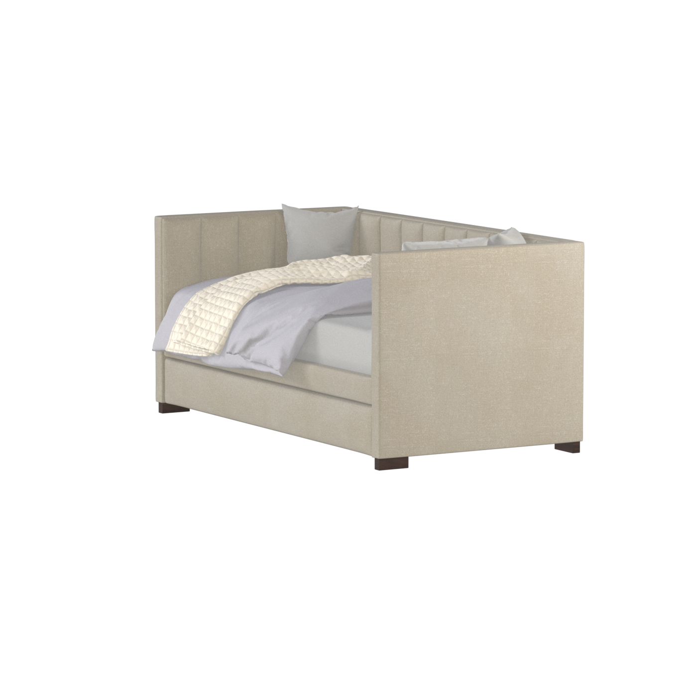 Capella Daybed with Sculpted Style and Built-In Versatility