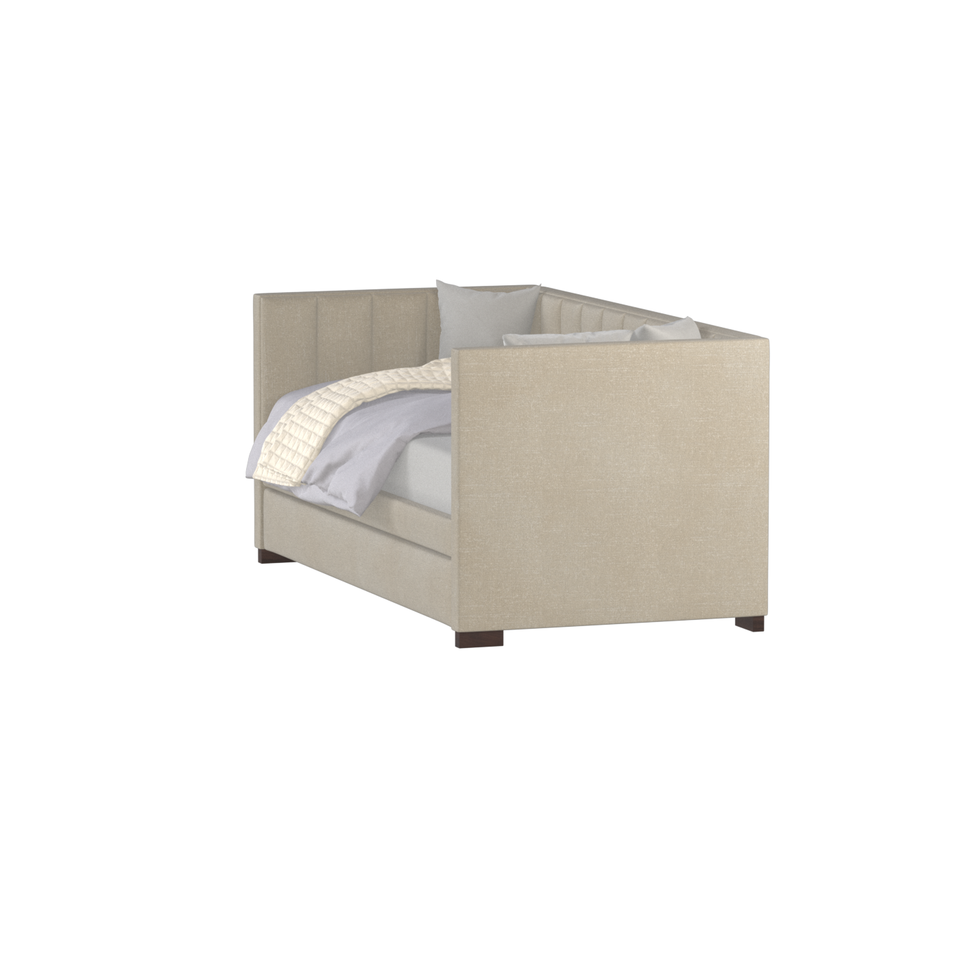 Capella Daybed with Sculpted Style and Built-In Versatility