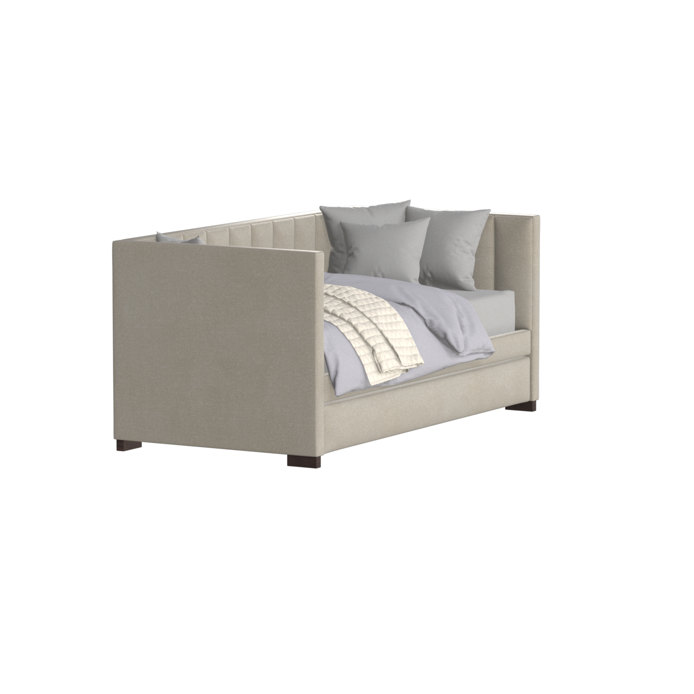 Capella Daybed with Sculpted Style and Built-In Versatility