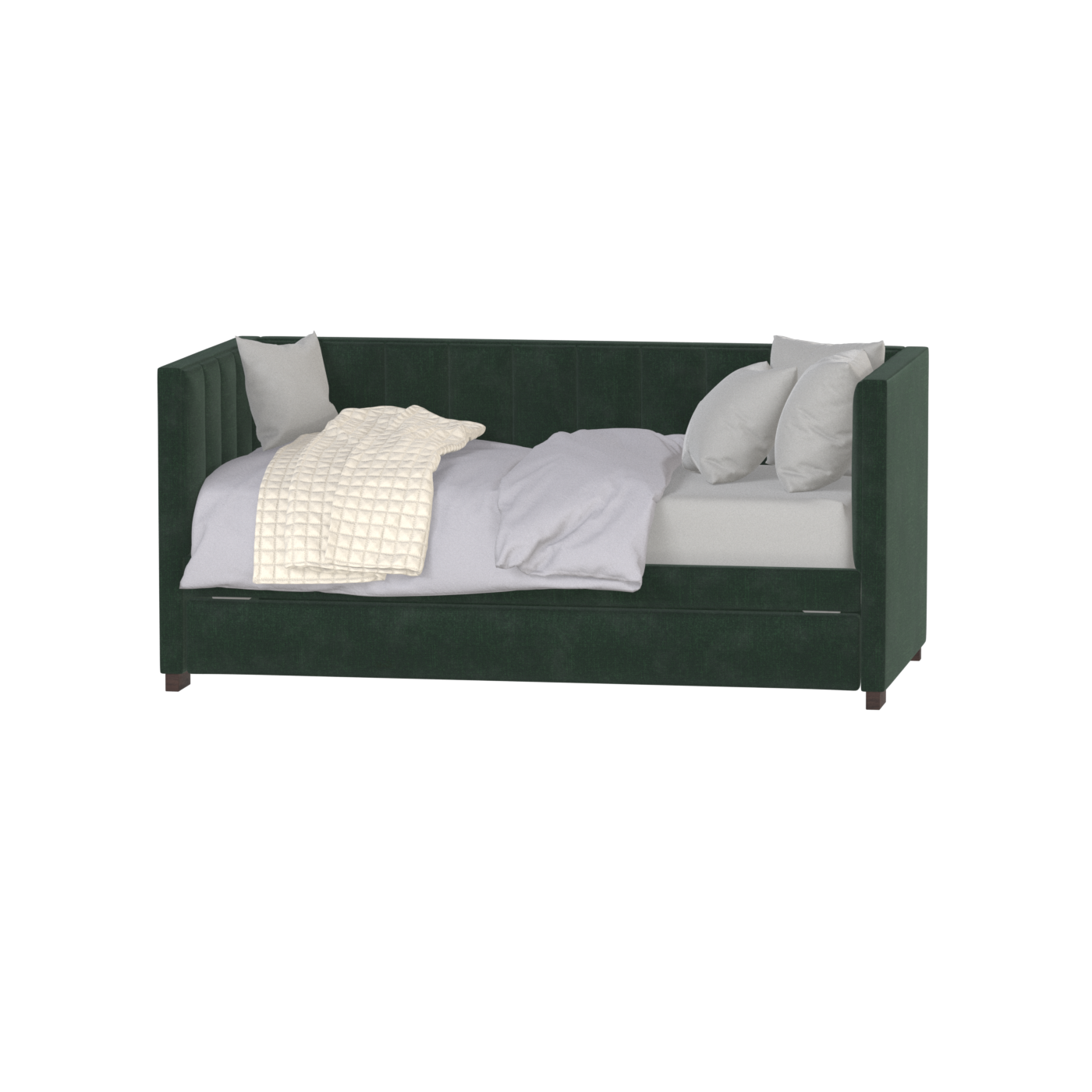 Capella Daybed with Sculpted Style and Built-In Versatility