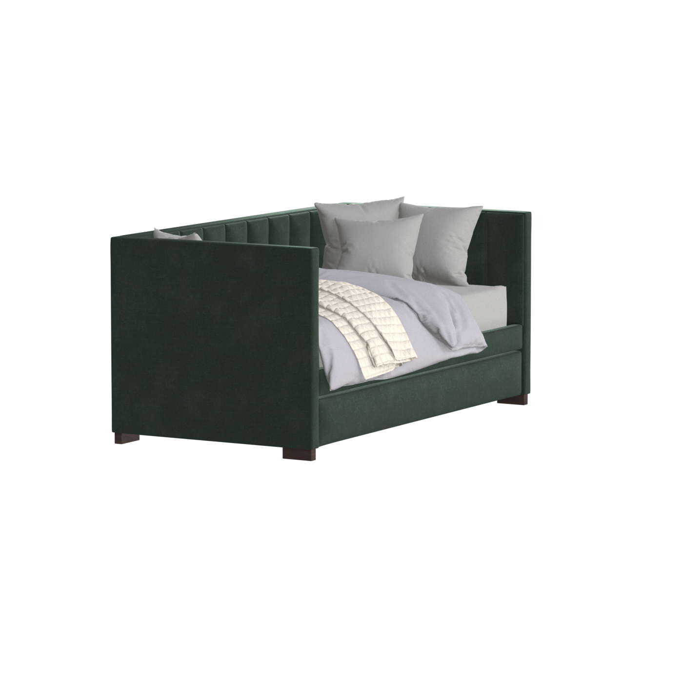 Capella Daybed with Sculpted Style and Built-In Versatility