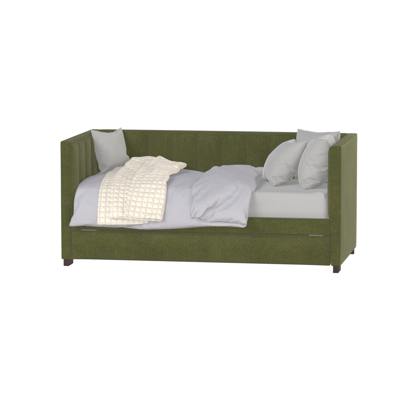 Capella Daybed with Sculpted Style and Built-In Versatility