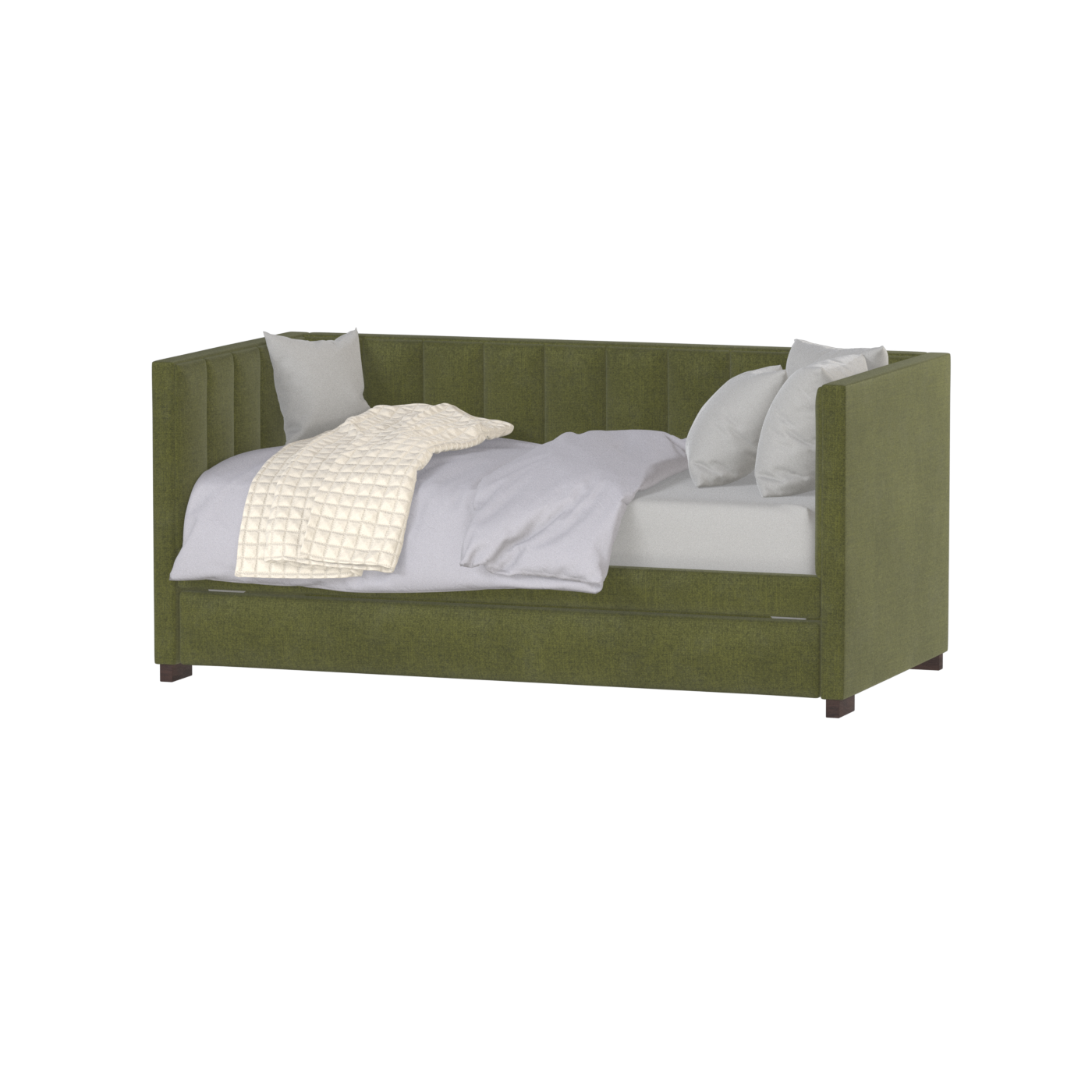 Capella Daybed with Sculpted Style and Built-In Versatility