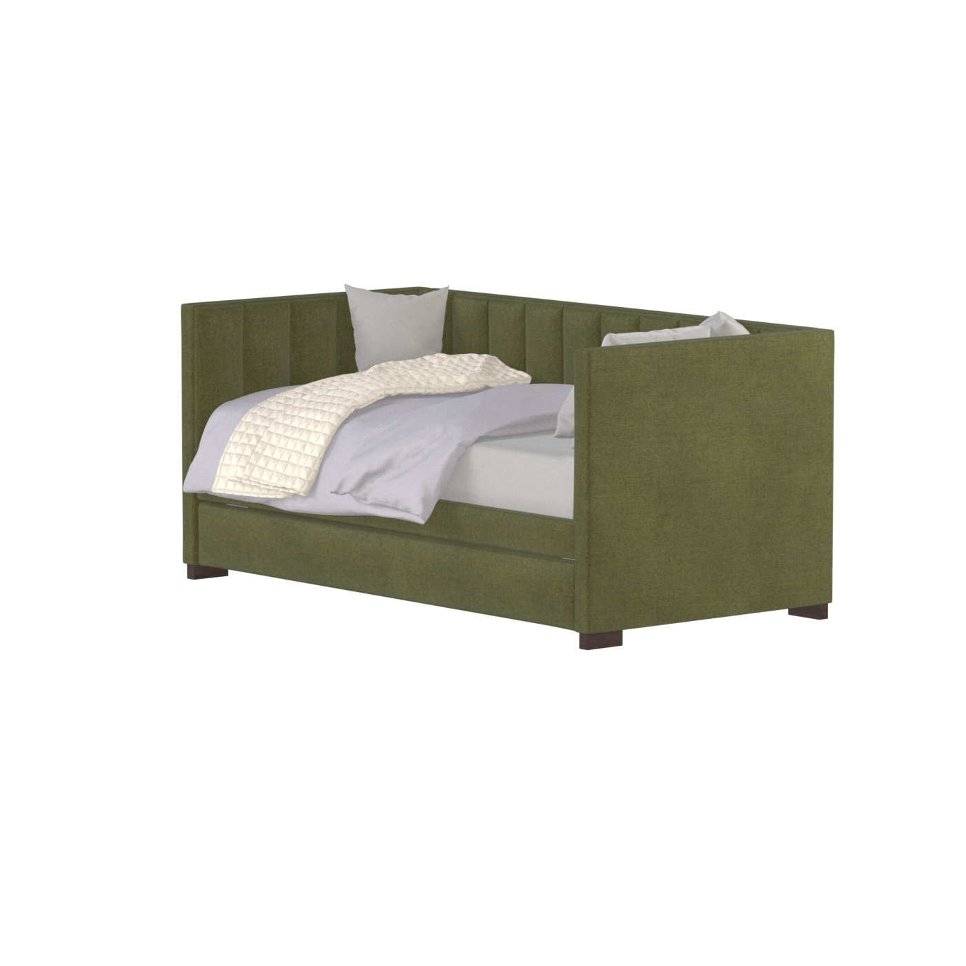 Capella Daybed with Sculpted Style and Built-In Versatility