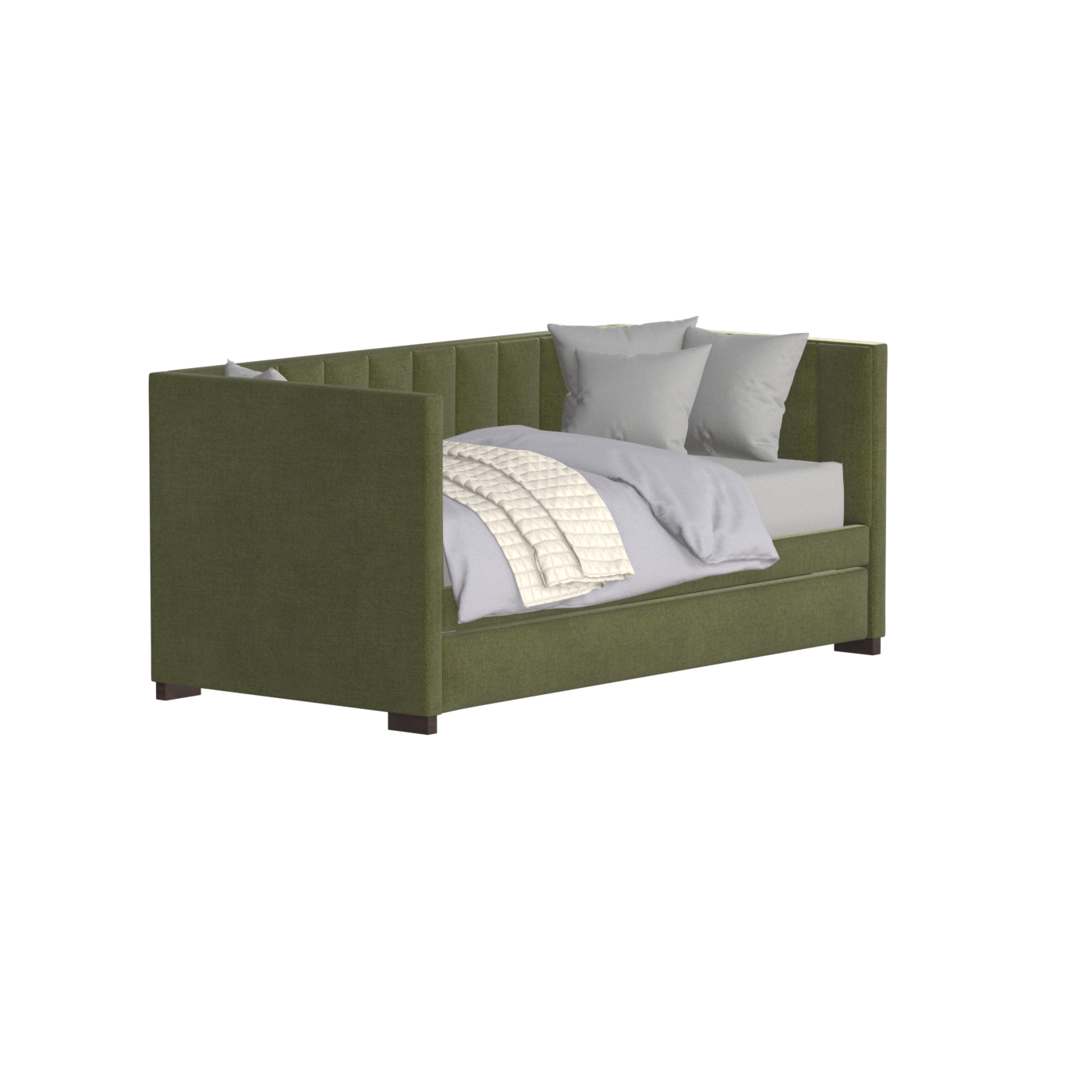 Capella Daybed with Sculpted Style and Built-In Versatility