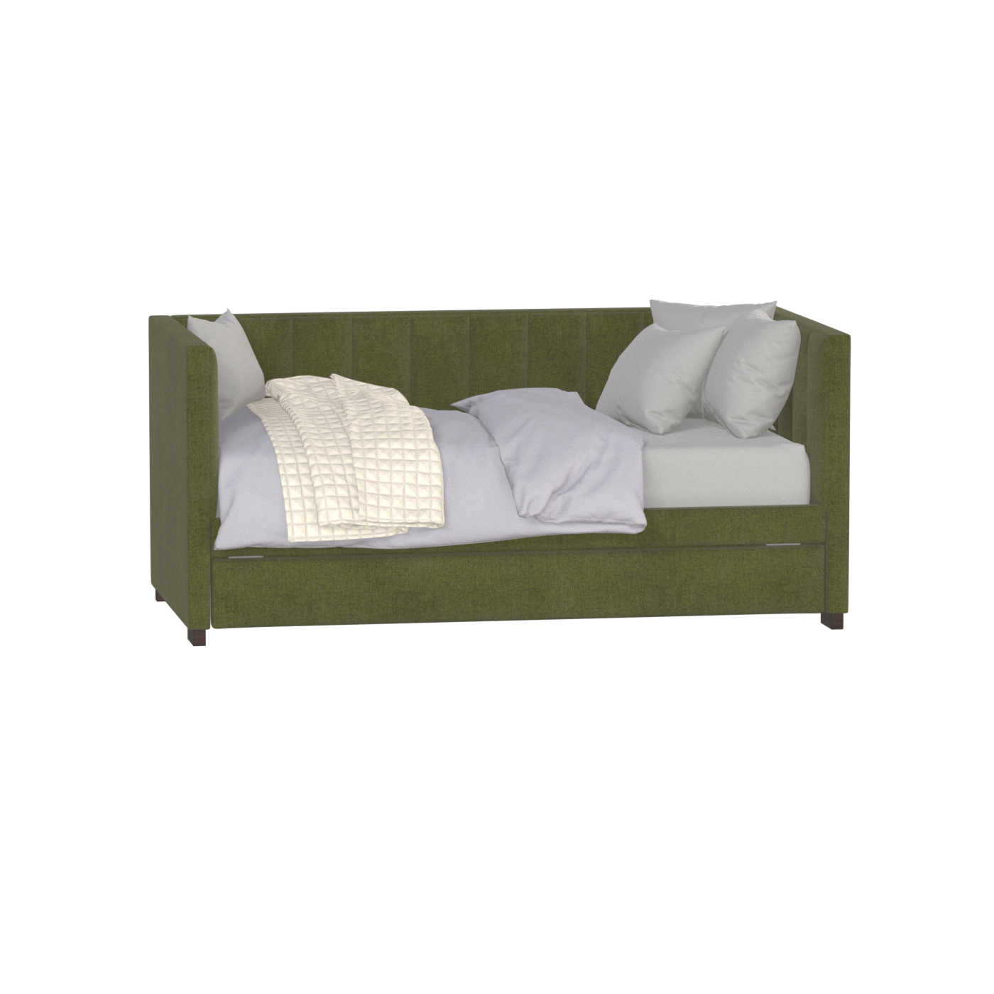 Capella Daybed with Sculpted Style and Built-In Versatility