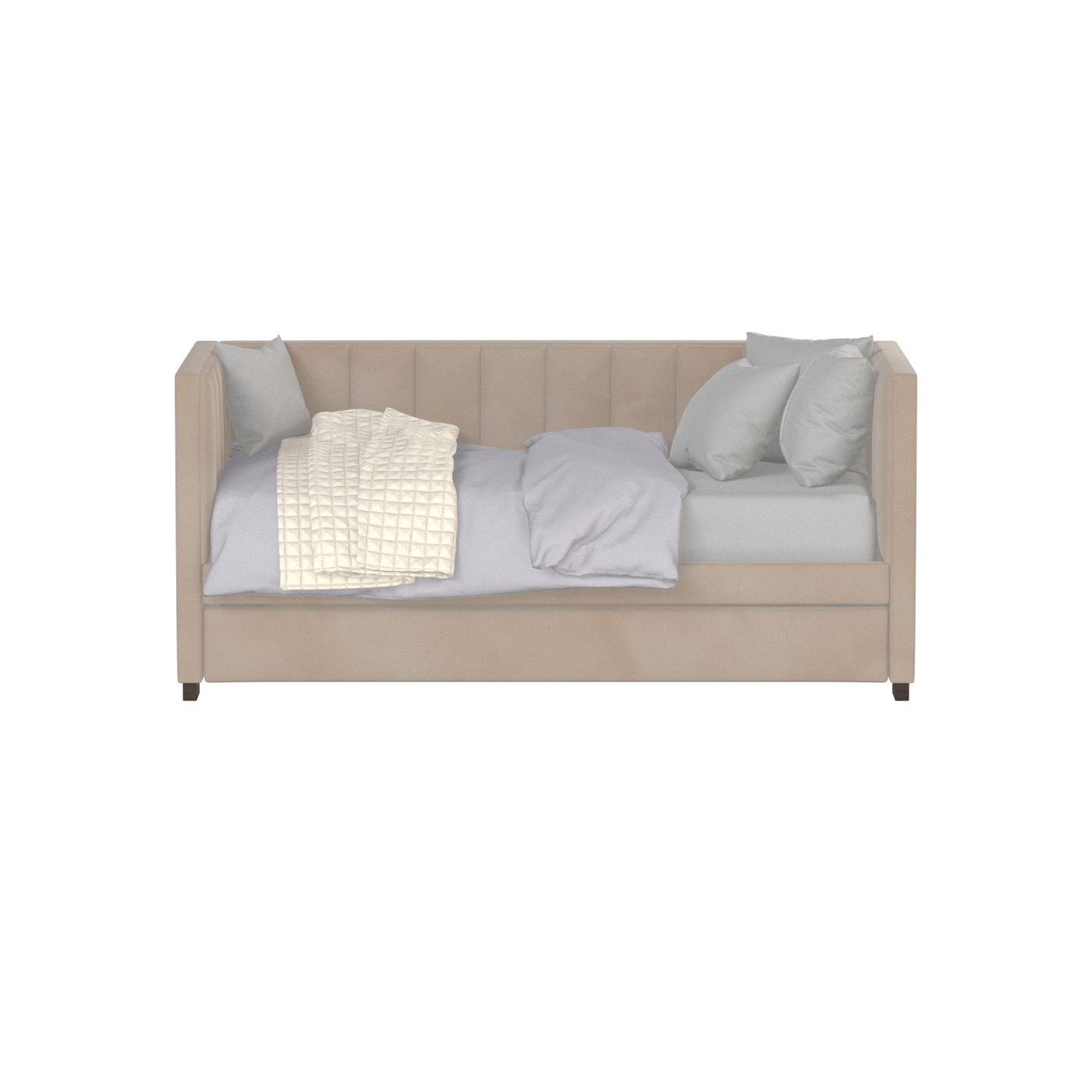 Capella Daybed with Sculpted Style and Built-In Versatility
