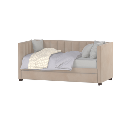 Capella Daybed with Sculpted Style and Built-In Versatility