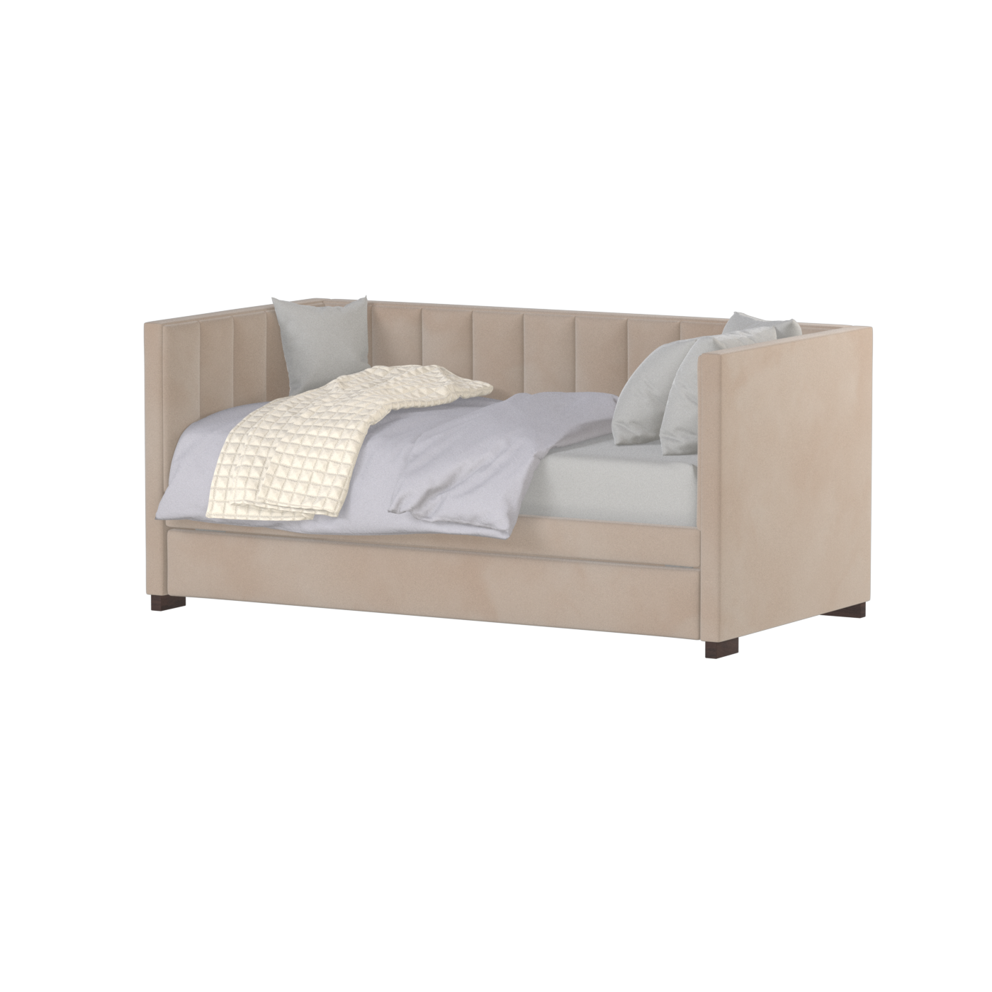 Capella Daybed with Sculpted Style and Built-In Versatility