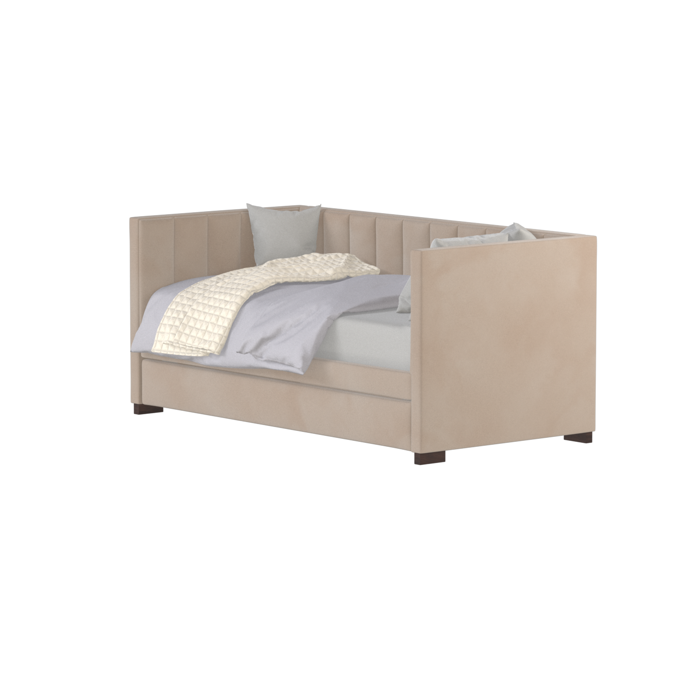 Capella Daybed with Sculpted Style and Built-In Versatility