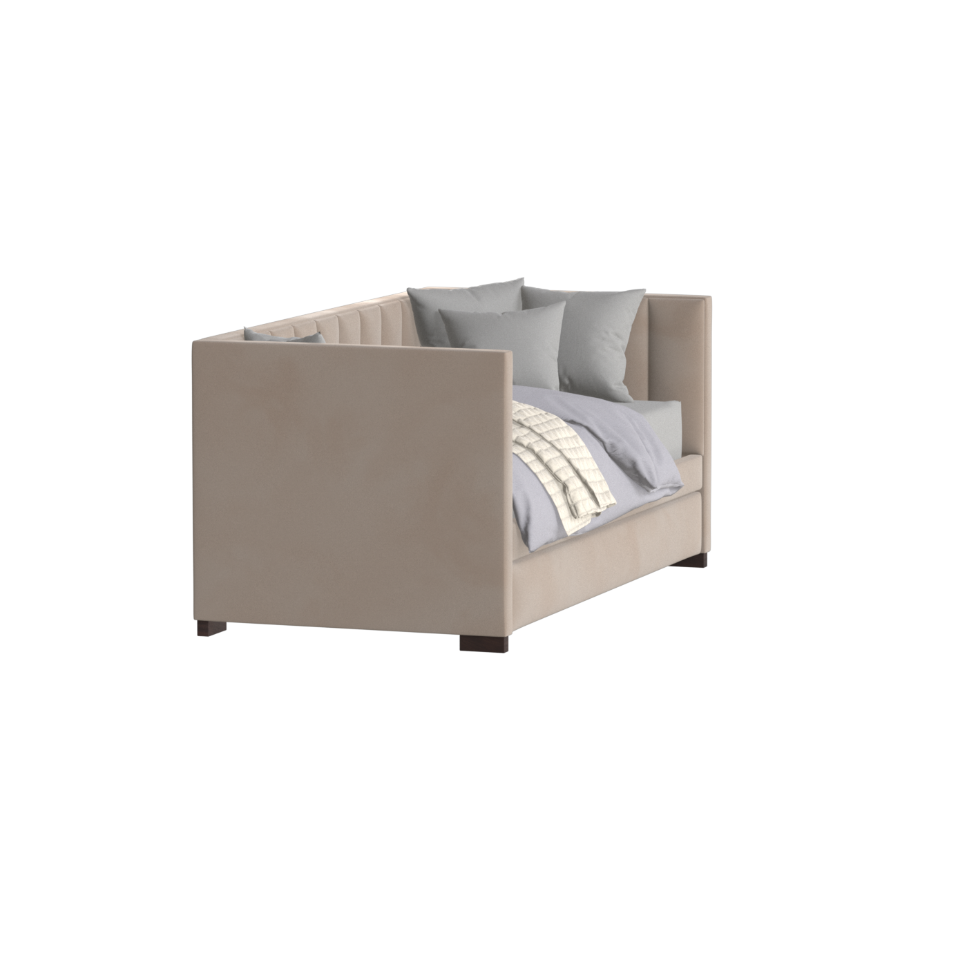 Capella Daybed with Sculpted Style and Built-In Versatility
