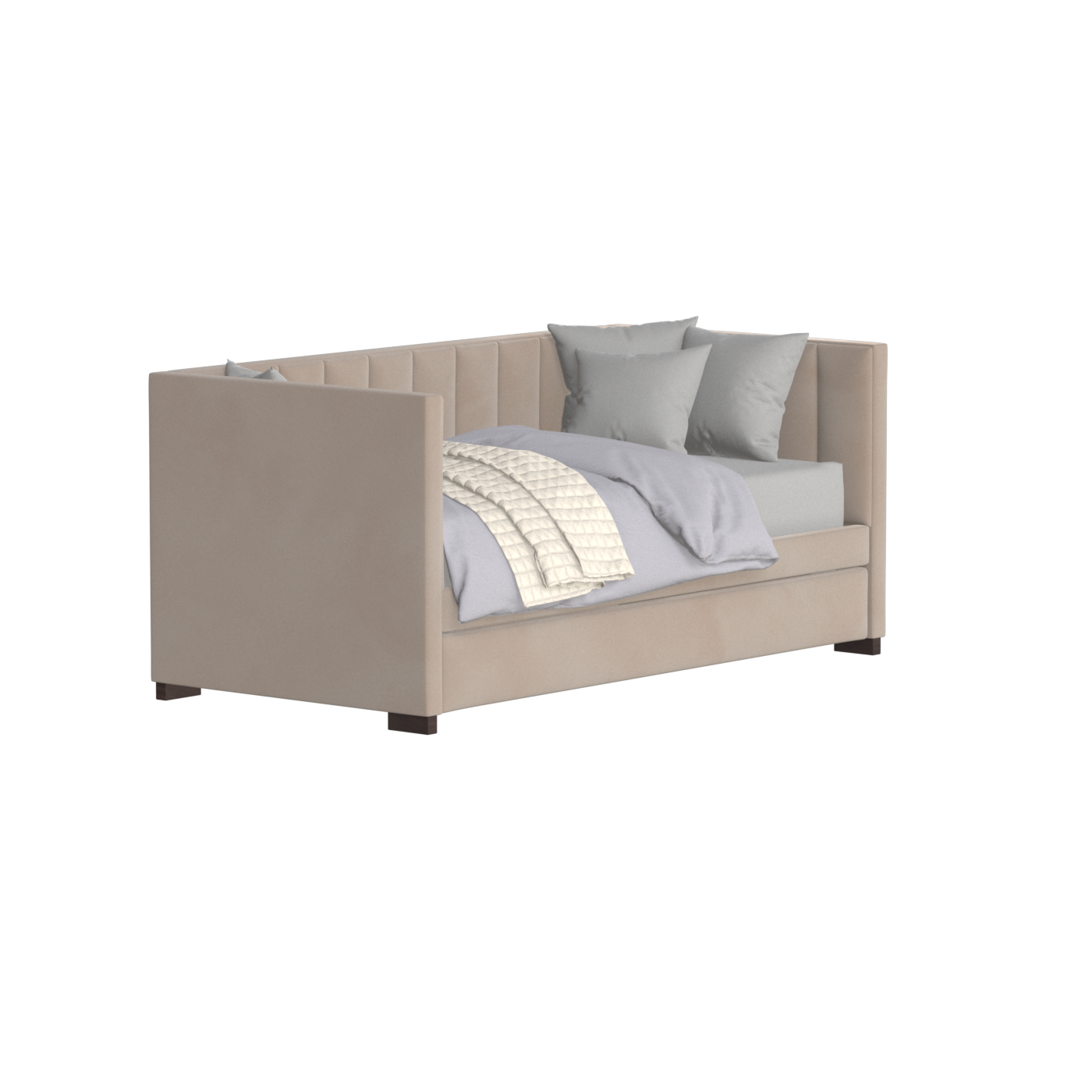 Capella Daybed with Sculpted Style and Built-In Versatility