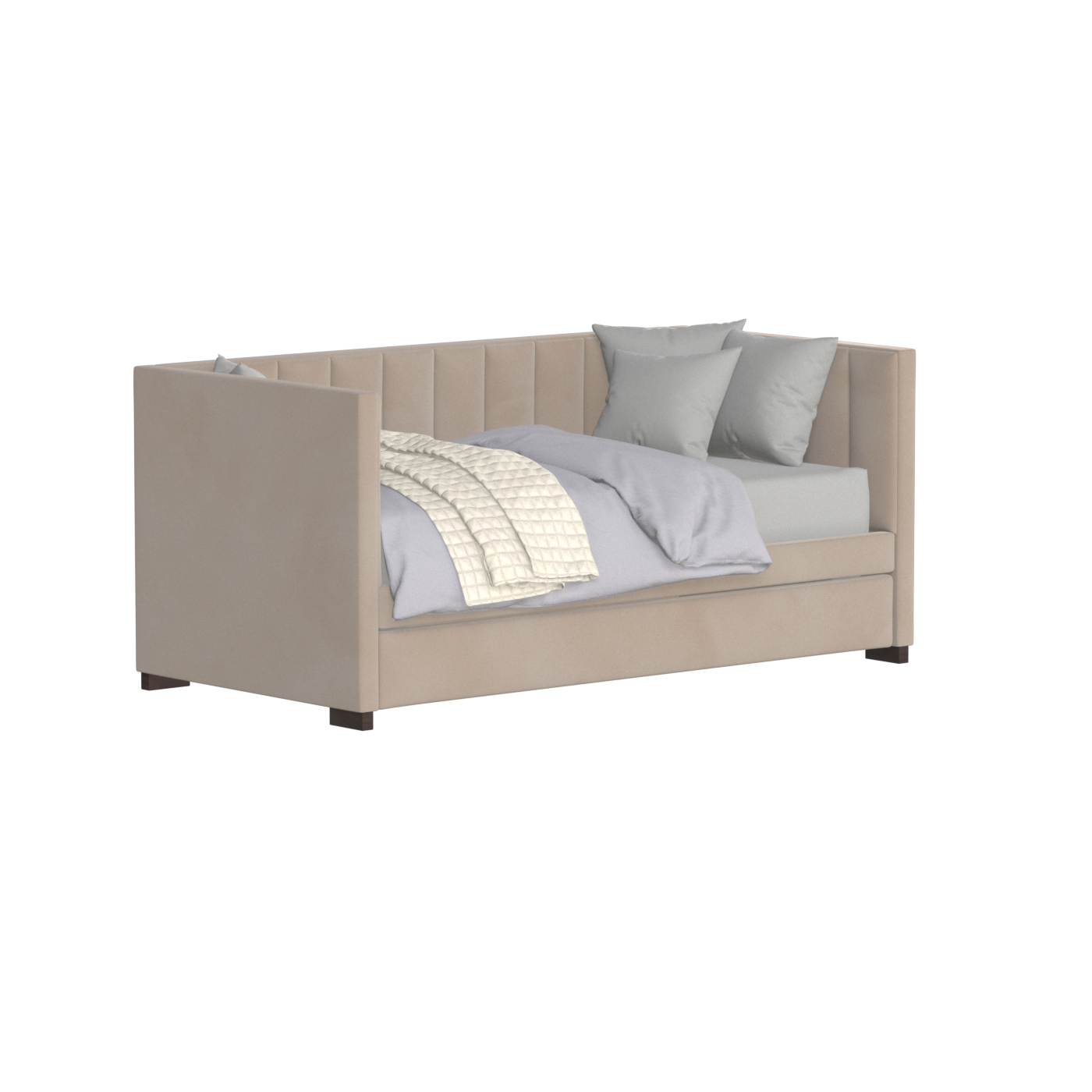 Capella Daybed with Sculpted Style and Built-In Versatility