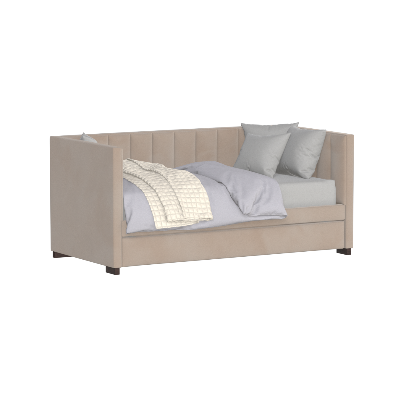 Capella Daybed with Sculpted Style and Built-In Versatility