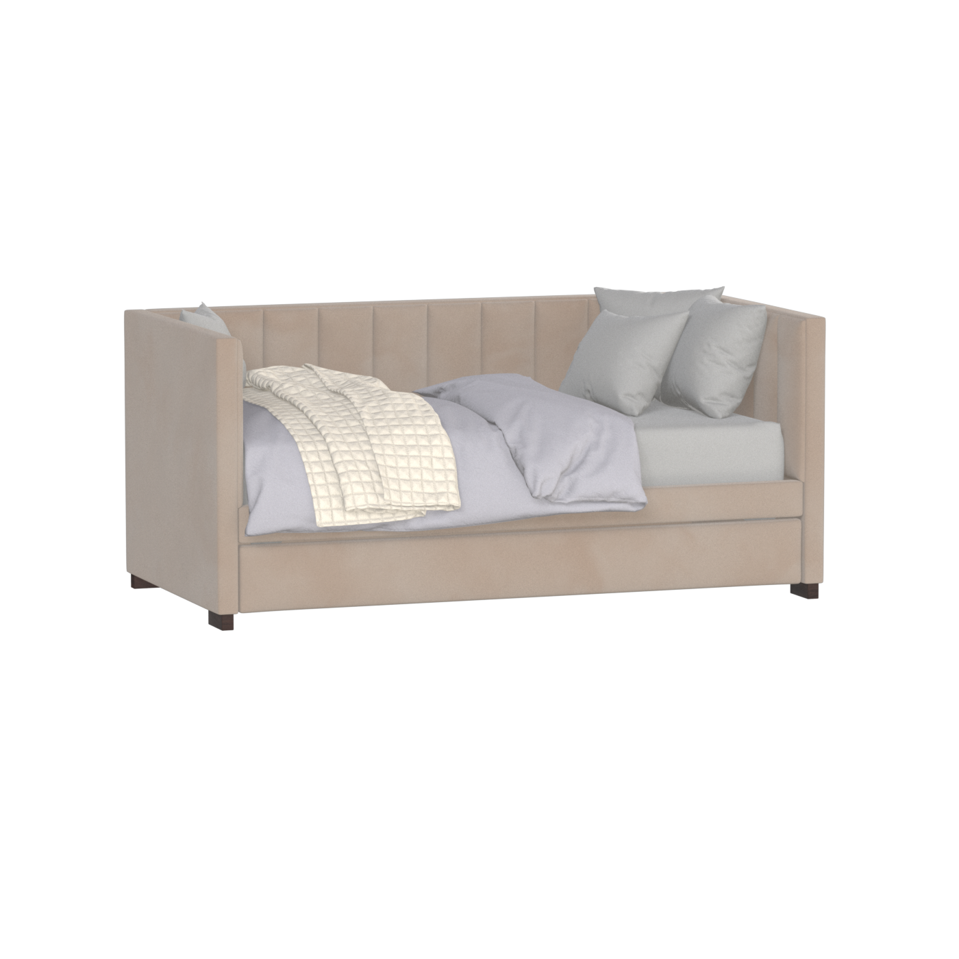 Capella Daybed with Sculpted Style and Built-In Versatility
