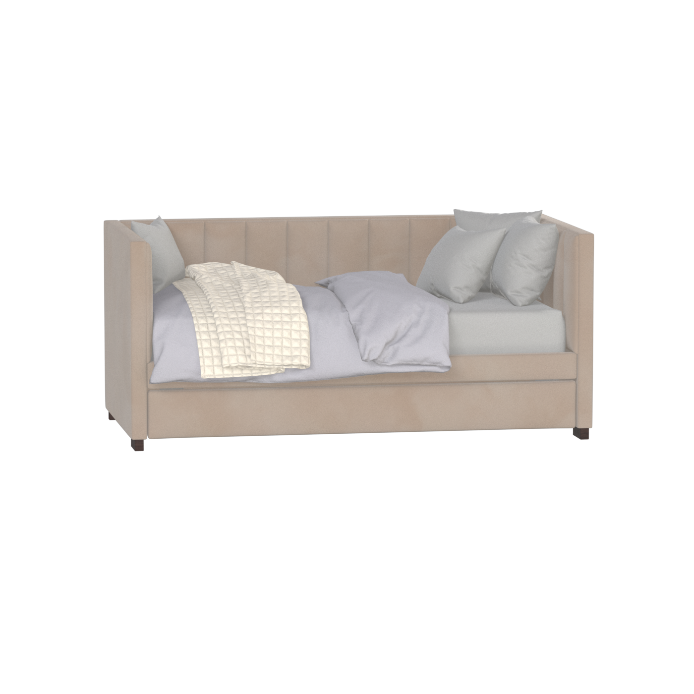 Capella Daybed with Sculpted Style and Built-In Versatility