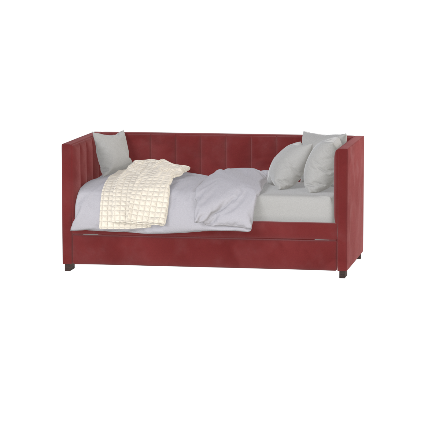 Capella Daybed with Sculpted Style and Built-In Versatility