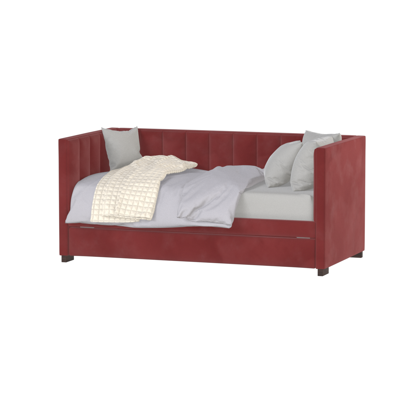 Capella Daybed with Sculpted Style and Built-In Versatility