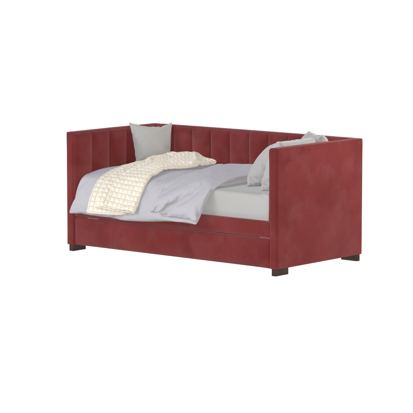 Capella Daybed with Sculpted Style and Built-In Versatility