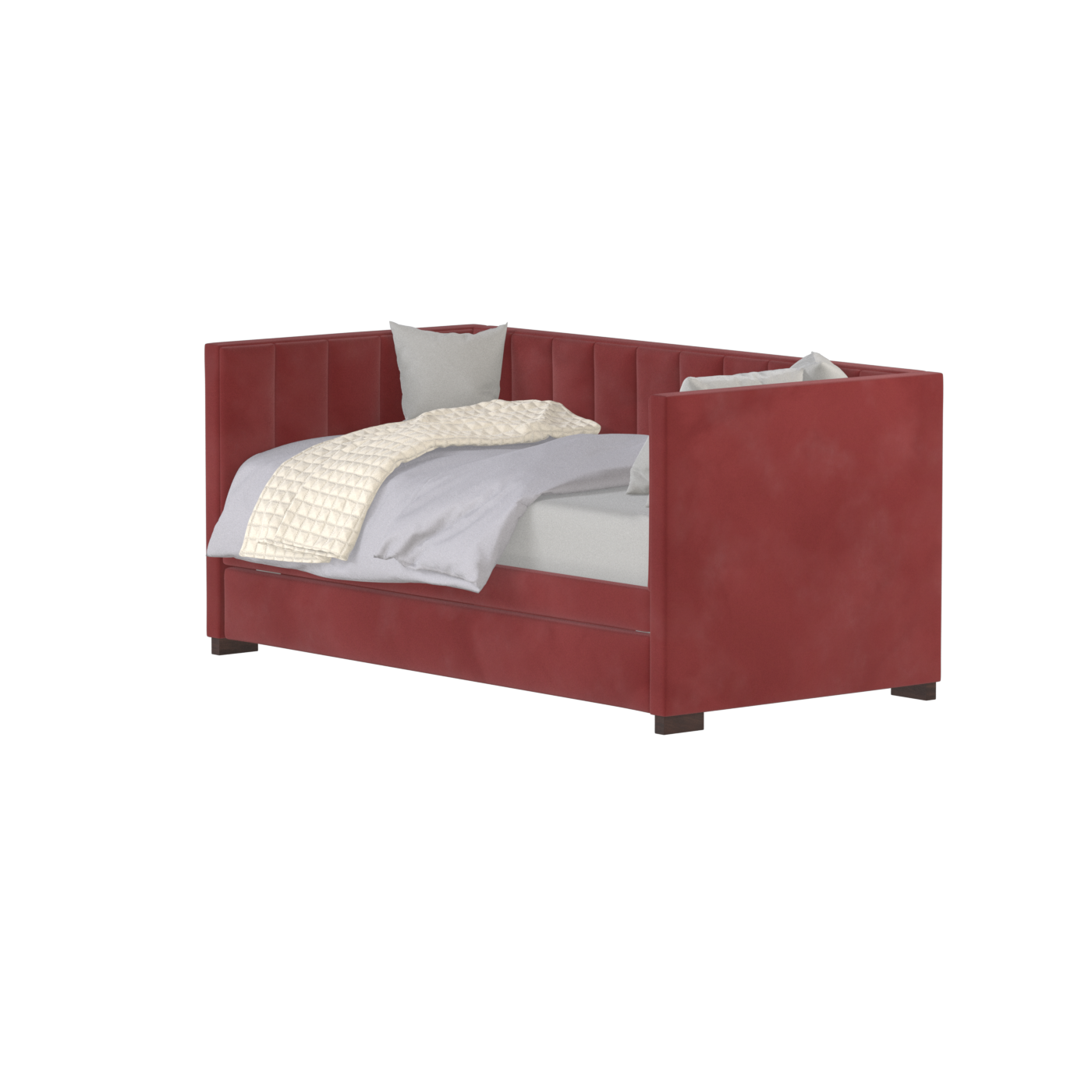 Capella Daybed with Sculpted Style and Built-In Versatility