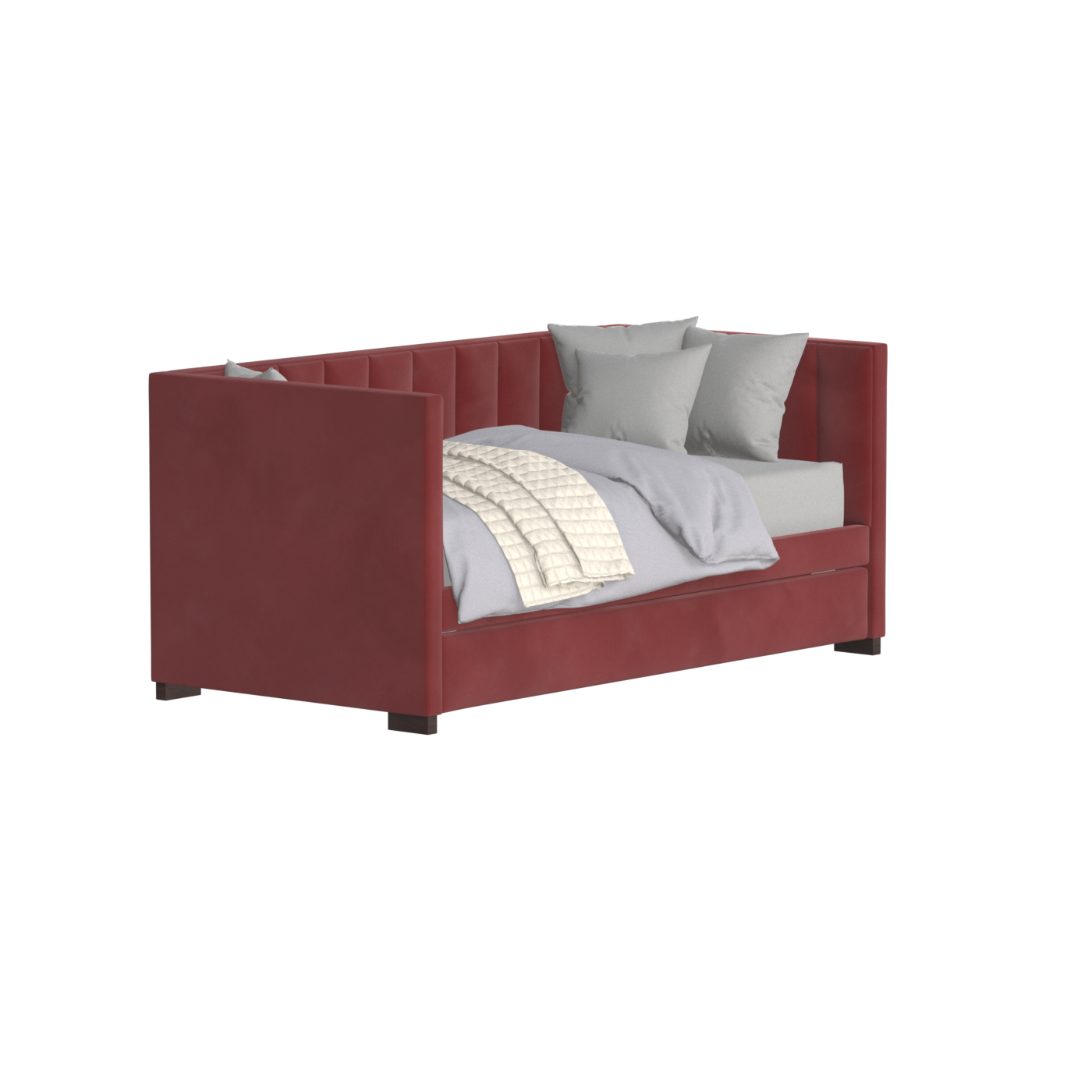 Capella Daybed with Sculpted Style and Built-In Versatility