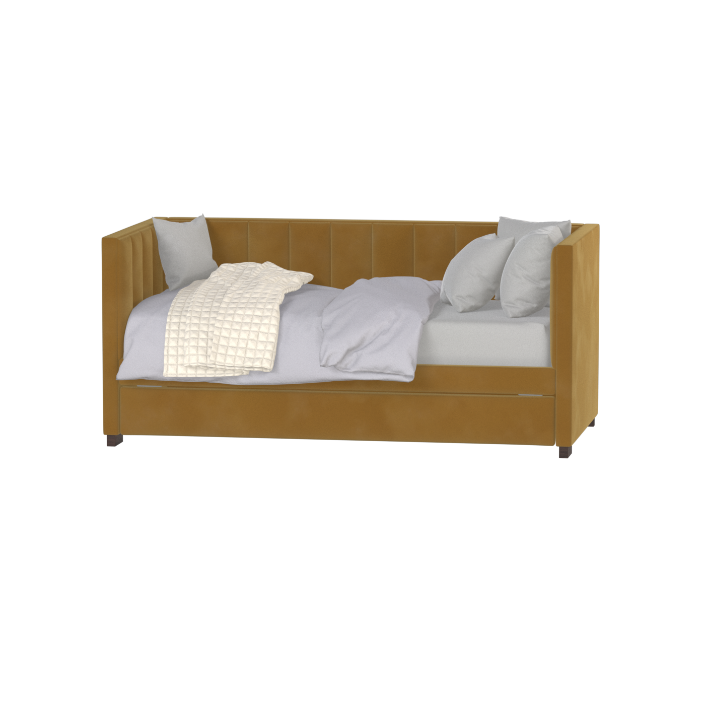 Capella Daybed with Sculpted Style and Built-In Versatility