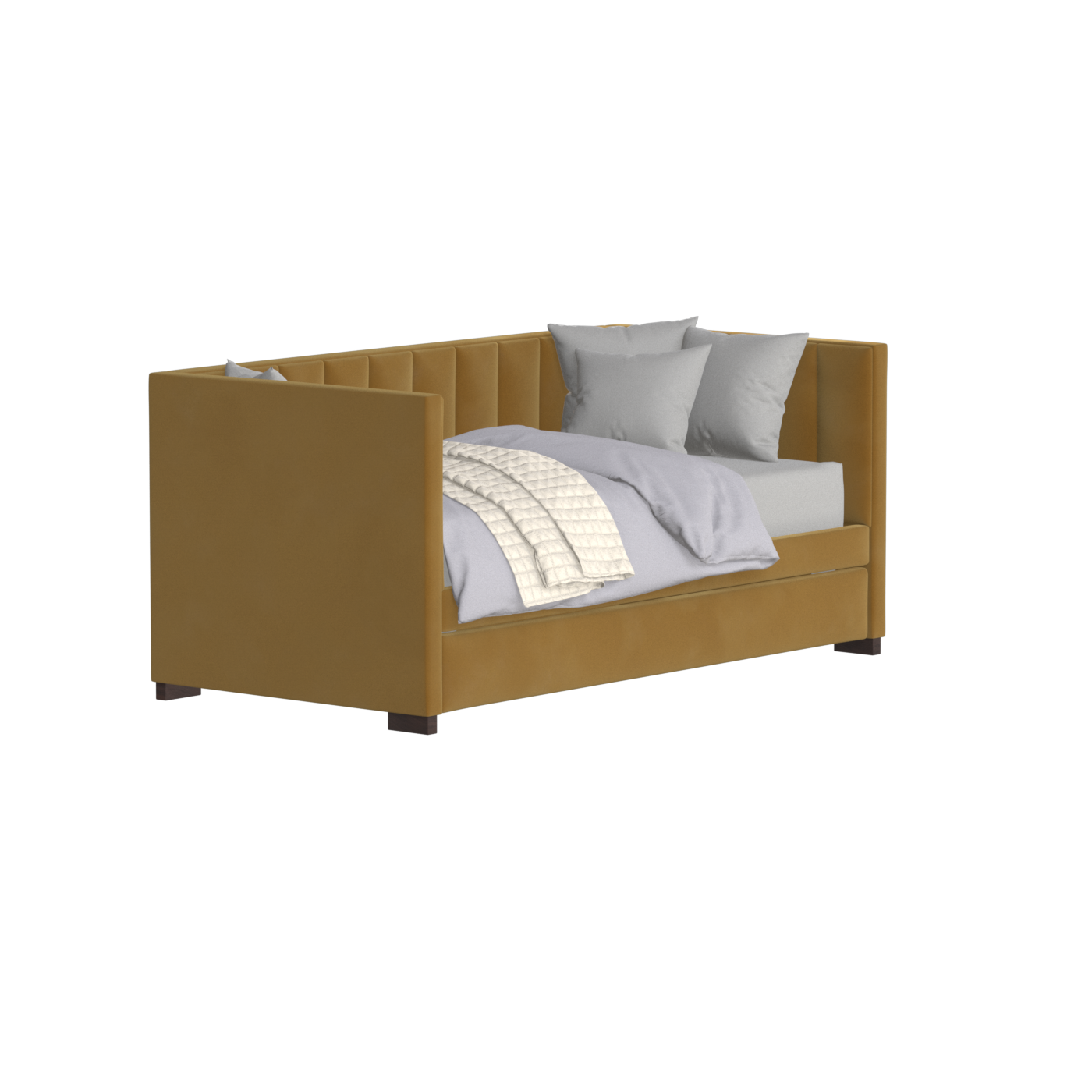 Capella Daybed with Sculpted Style and Built-In Versatility