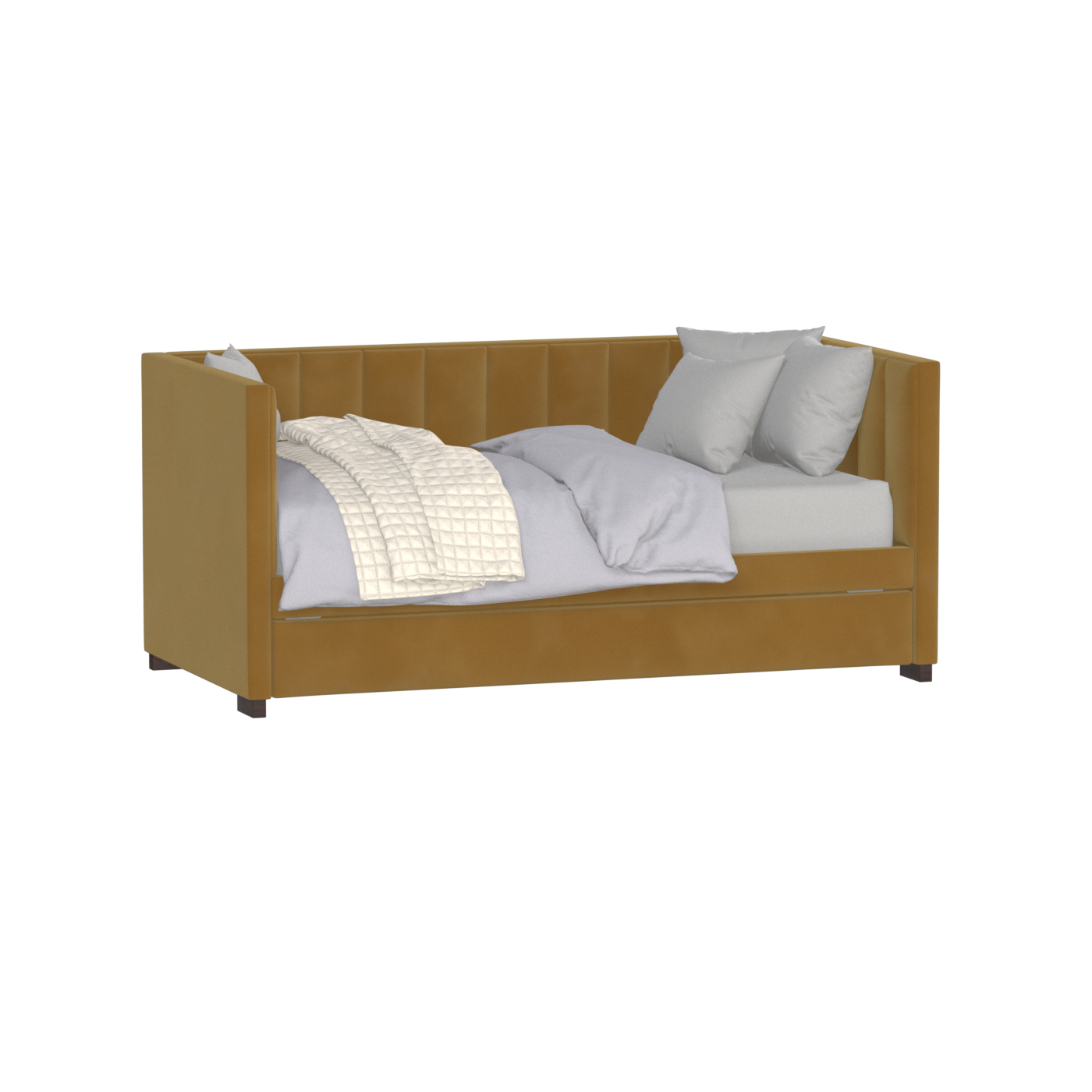 Capella Daybed with Sculpted Style and Built-In Versatility