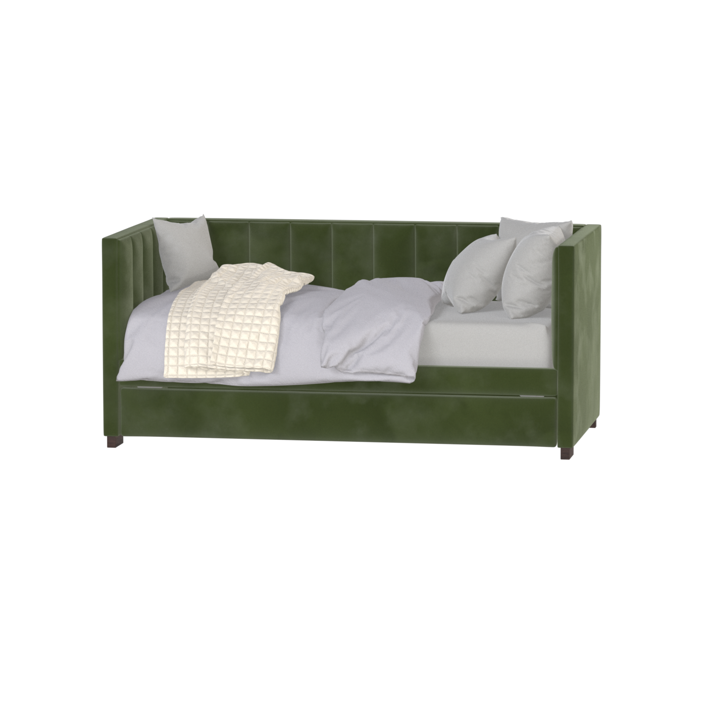 Capella Daybed with Sculpted Style and Built-In Versatility