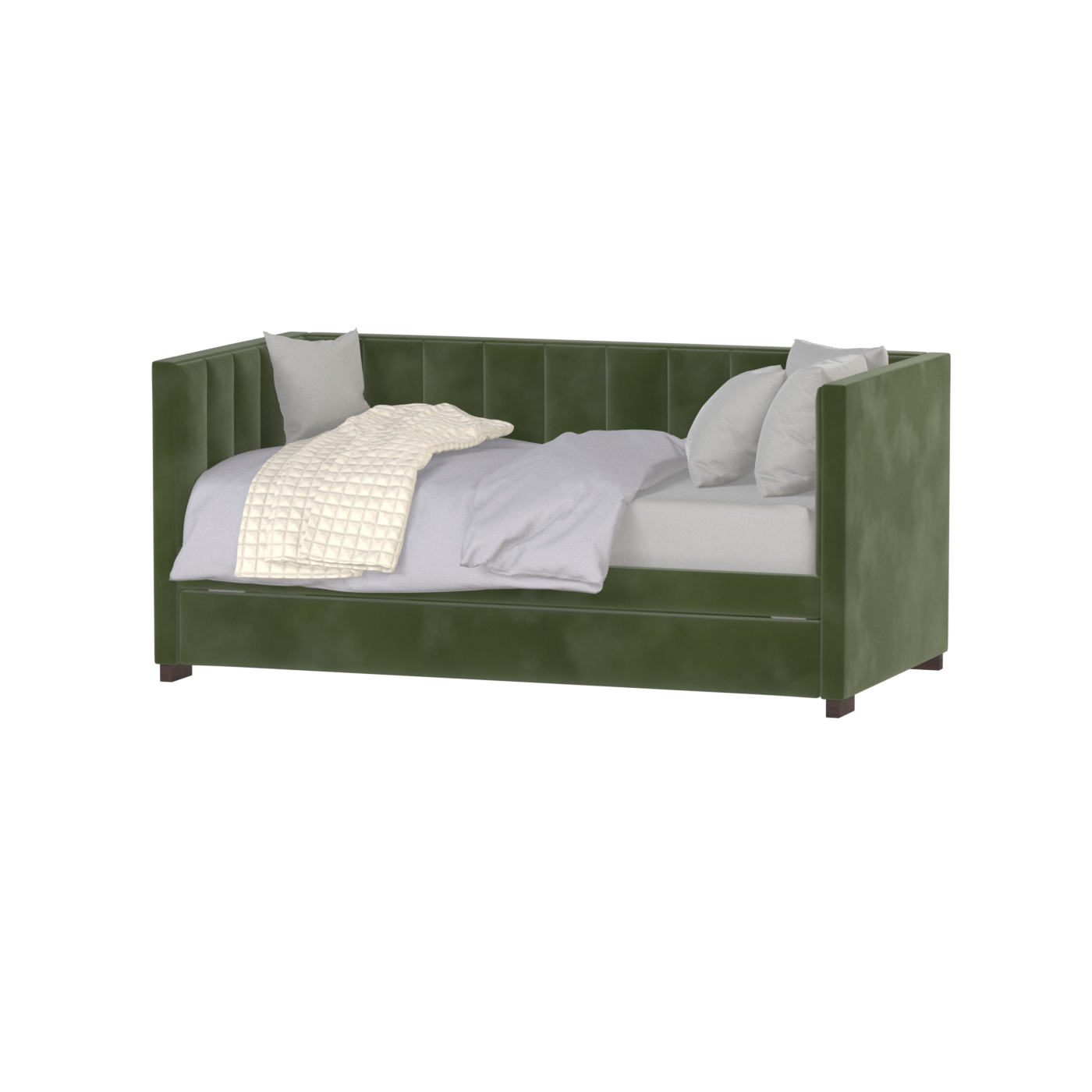 Capella Daybed with Sculpted Style and Built-In Versatility