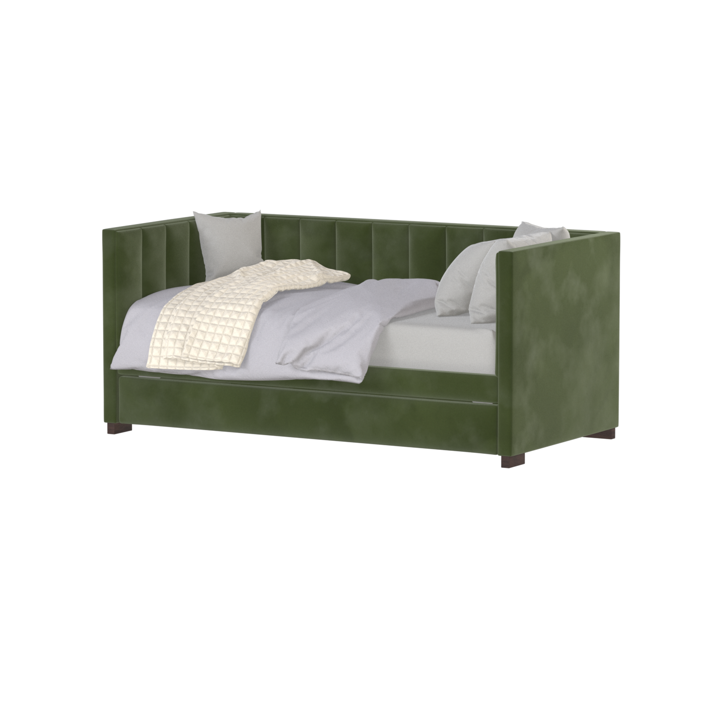Capella Daybed with Sculpted Style and Built-In Versatility